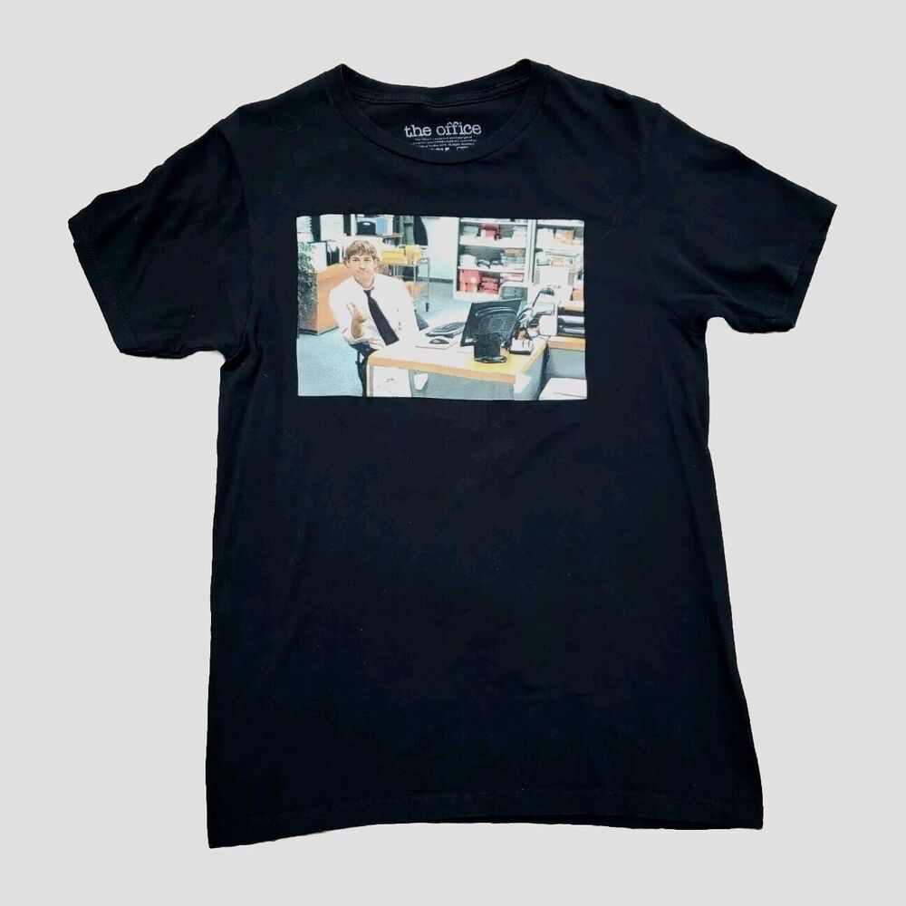Men’s Ripple The Office TV Show Jim Halpert T-Shirt Adult S